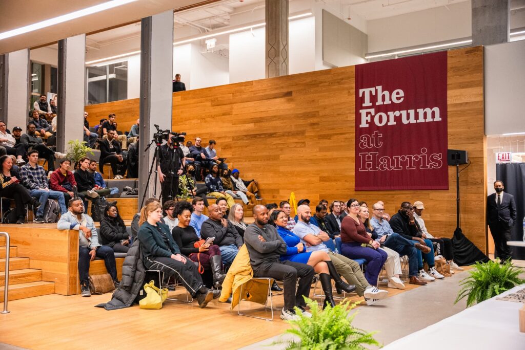 A view of the audience.