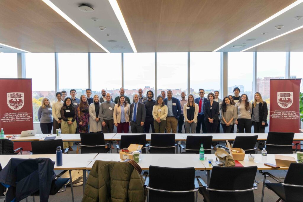 A group photo of the presenters at the end of the session.